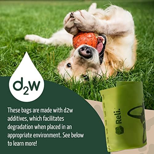 Reli. Poop Bags Rolls | Dog Poop Bags for Dogs (360 Count)