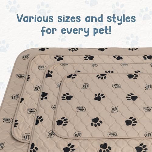 EZwhelp Reusable Dog Pee Pads, Washable Mat 27.5x29.5 in, 2 Pack