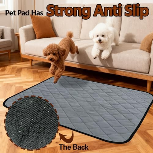 Washable Dog Pee Pads, Waterproof Training Mat,Large