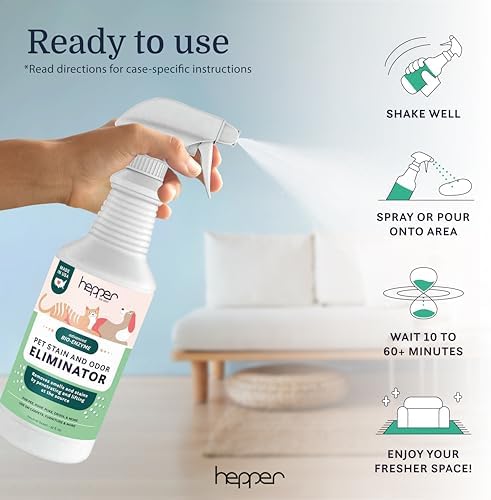 Hepper Bio-Enzyme Pet Stain & Odor Eliminator Spray - 32oz - Neutral