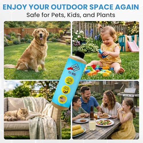 Pee Hero Outdoor Pet Urine Odor Eliminator, 16 oz Concentrate + Sprayer