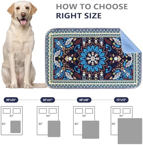 Qeils Washable Pee Pads, Super Absorbent Puppy Pads, 2 Pack 18"x30"