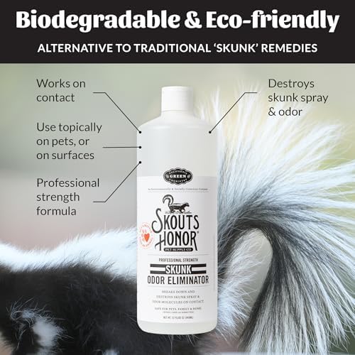 SKOUT'S HONOR Skunk Odor Eliminator for Pets, 32 oz