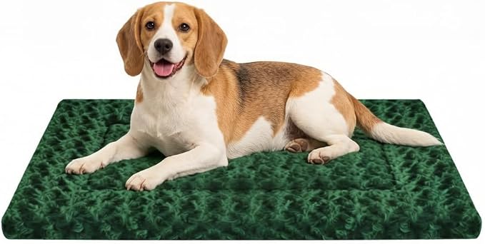 Dog Bed Mat - Dog Crate Pad - Reversible Dog Mat for Pet Comfort - Soft Bed Pads with Dual-Sided Design for All Seasons - Durable, Machine Washable Mat for Crates, Travel, and Home