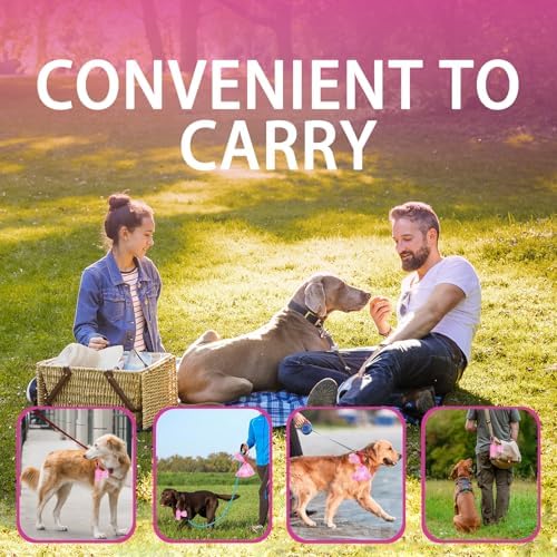 HZDHCLH Dog Poop Bags 540 Count Extra Thick Lavender Scented Pet Waste Bags