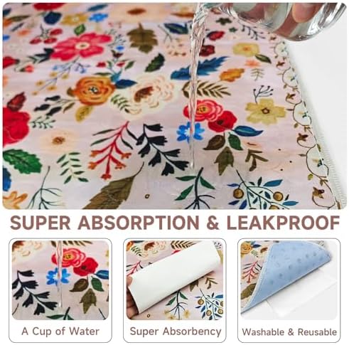 Washable Pee Pads for Dogs 2 Pack, Puppy Pads with Pheromones, 2026 Upgraded PuppyPad 40"x26" Super Absorbent Quick Dry Dog Training Pads, Waterproof & Non-Slip Whelping Pads for Crate,Floor,Sofa