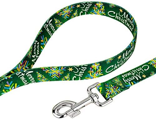 Country Brook Petz - Christmas Cheer Everyday Dog Leash Limited Edition - Christmas Collection Featuring Festive Designs (4 Foot, 1/2 Inch Wide)