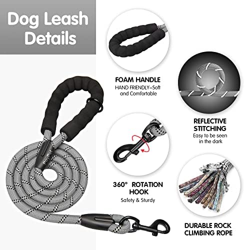 PoyPet Dog Harness and Leash Set, No Pull Vest with Front Clip and Handle