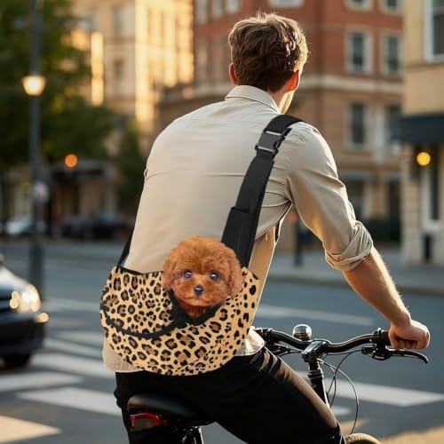 COEQINE Breathable Dog Carrier Sling Bag 10-15 Lbs for Small Puppies Cats