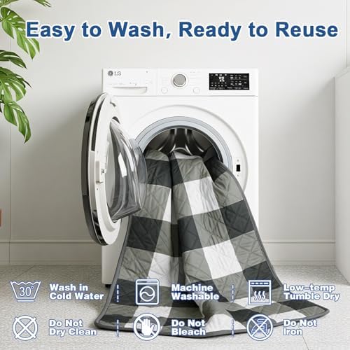 Washable Pee Pads for Dogs(1-Pack, 72"x72"),Absorbent & Leakproof Reusable Training Dog Pads Non-Slip Puppy Pads Incontinence Bed Pads for Crates, Whelping, Playpen, Bed and Floors