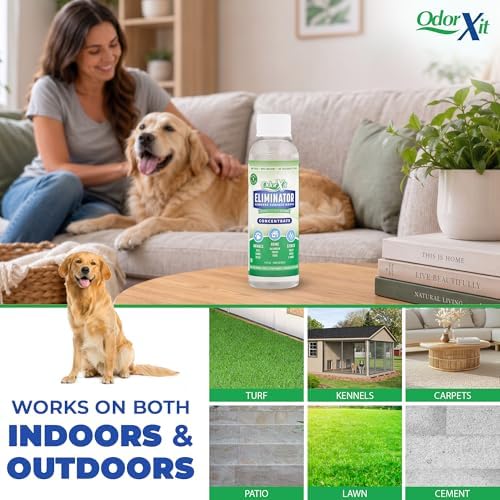 Concentrated Pet Urine Odor Eliminator, Ideal for Cat, Dog Poo and Urine Smell, Versatile & Natural Odor Neutralizer for Home and Outdoor Use, Deodorizer & Absorber, Concentrate, 4oz