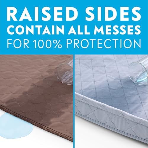 Paw Inspired Critter Box Reusable Dog Pad, Raised Sides, 32x32 Inch Size
