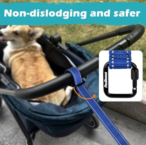 PetBonus Dog Leash Wrist Strap with Lockable Clip for Dog Retractable Leash