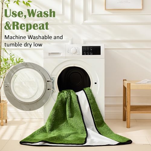 Qeils Reusable Dog Pee Pads, Washable Puppy Pads, Leak-Proof 24"x36" 2 Pack