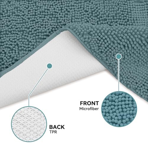 Bcoimo Super Absorbent Dog Door Mat, 60"*24" Anti Slip Mat for Muddy Paws