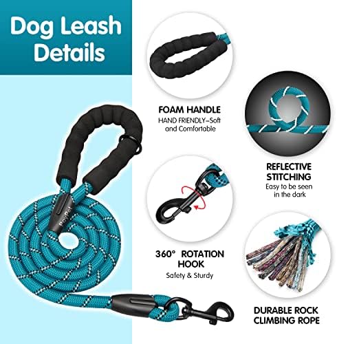 PoyPet Dog Harness and Leash Set, No Pull Vest with Front Clip and Handle
