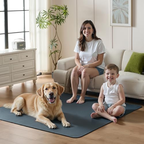 Sunsleek 72"x72" Washable Pee Pads for Dogs Extra Large Non-Slip Puppy Pads