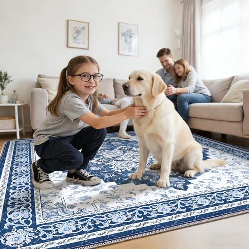 INVENHO 2PACK Washable Pee Pads for Dogs 60"x48" Reusable Dog Pads Extra Large Upgrade Non-Slip Dog Pee Pads Heavy Absorbency Puppy Pee Pads Quick Dry Whelping Pads/Waterproof Puppy Training Pad