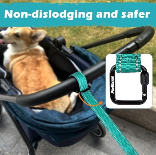 PetBonus Dog Leash Wrist Strap with Lockable Clip for Dog Retractable Leash