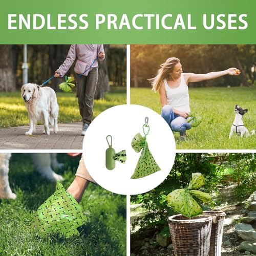 HZDHCLH Dog Poop Bags 270 Count Extra Thick Lavender Scented Pet Waste Bags