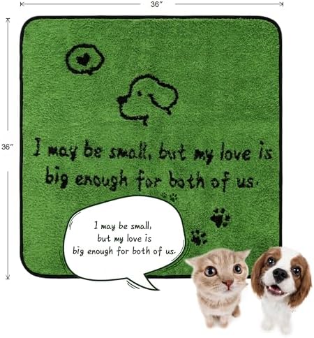 Qeils Reusable Dog Pee Pads, Washable Puppy Pads, Leak-Proof 36"x36" 2 Pack