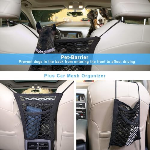 Bark Lover Car Seat Covers Front Seats,Car Seat Protector for Dogs,Scratch-Proof Dog Car Seat Cover,Universal Fit for Cars Trucks SUVs (Warm Beige,1 Pack)