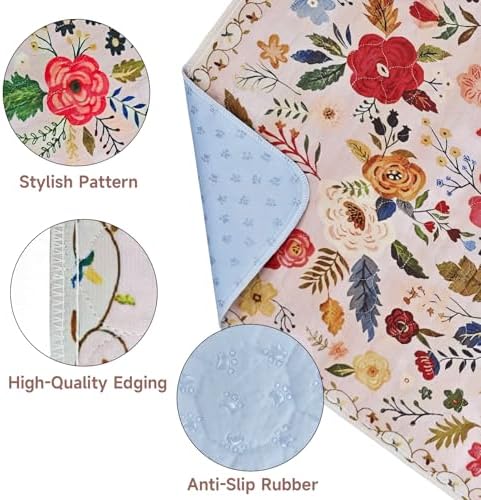 Washable Pee Pads for Dogs 2 Pack, Puppy Pads with Pheromones, 2026 Upgraded PuppyPad 48"x32" Super Absorbent Quick Dry Dog Training Pads, Waterproof & Non-Slip Whelping Pads for Crate,Floor,Sofa