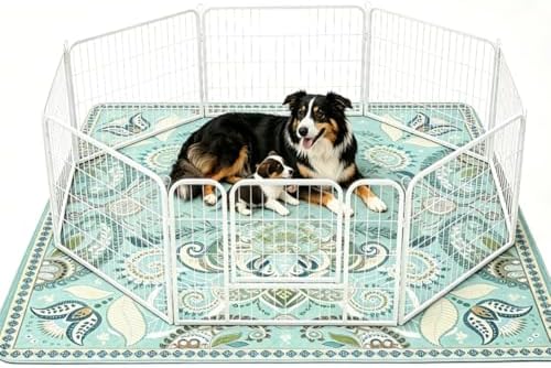 Extra Large Reusable Pee Pads for Dogs 63" x 63", XL Reusable Whelping Mat, Massive Waterproof Puppy Training Pad for Large Rug Protection & Playpens, Non-Slip Absorbent Dog Floor Mat