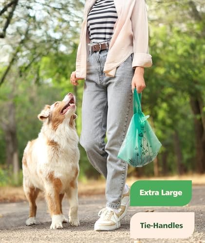 AYOTEE Extra Large Dog Poopper Scooper Bags with Handles