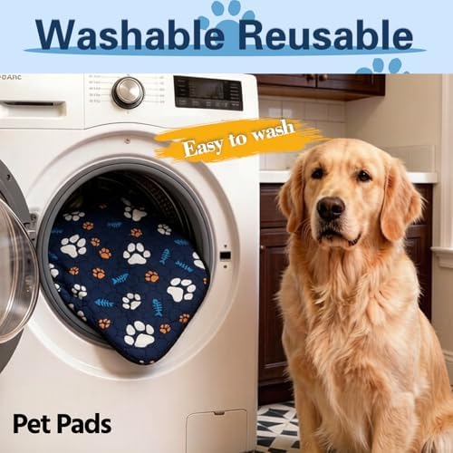 Washable Dog Pee Pads, Waterproof Training Mat,Large