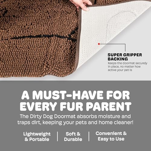 Dog Gone Smart Cat Litter Mat - Super Absorbent Microfiber, Dirt & Moisture