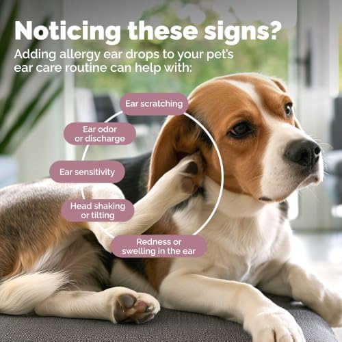 Vetnique Oticbliss Dog Allergy Ear Drops & Advanced Cleaning Wipes Bundle