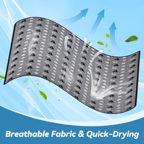 Washable Pee Pads, 24" x 36", 2 Pack Waterproof Reusable Pet Training Pads, Non Slip Bowl Mats with Great Absorption, Reusable Puppy Pee Pads for Floor, Sofa, Car