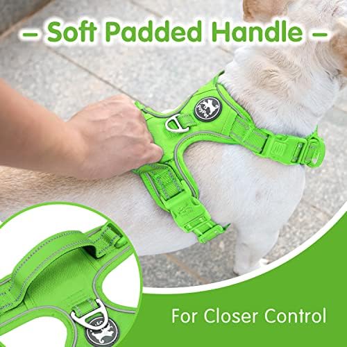 PoyPet Dog Harness and Leash Set, No Pull Vest with Front Clip and Handle