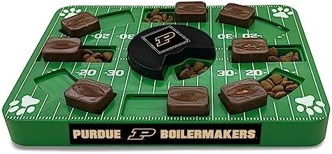 Pets First NCAA Purdue Boilermakers Interactive Dog Treat Puzzle Toy