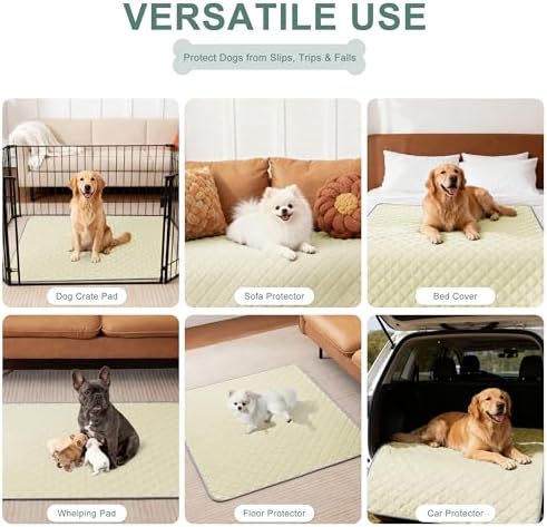 Eterish Washable Pee Pads for Dogs Extra Large 36'' x 48'' 2 Pack