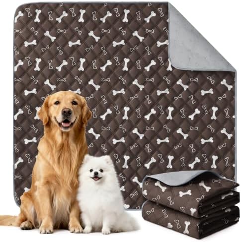 Eterish Washable Pee Pads for Dogs Extra Large 48'' x 60'' 2 Pack