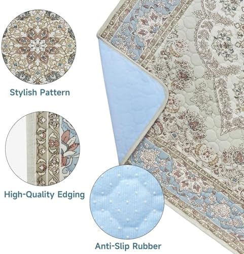 Washable Pee Pads for Dogs 2 Pack, Puppy Pads with Pheromones, 2026 Upgraded PuppyPad 36"x48" Super Absorbent Waterproof Pet Training Pads, Non-Slip Potty Pads for Crate,Floor,Sofa