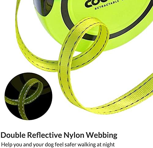 Retractable Dog Leash 360°Tangle-Free 16ft Heavy Duty Pet Walking Leash