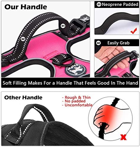 PoyPet Dog Harness and Leash Set, No Pull Vest with Front Clip and Handle