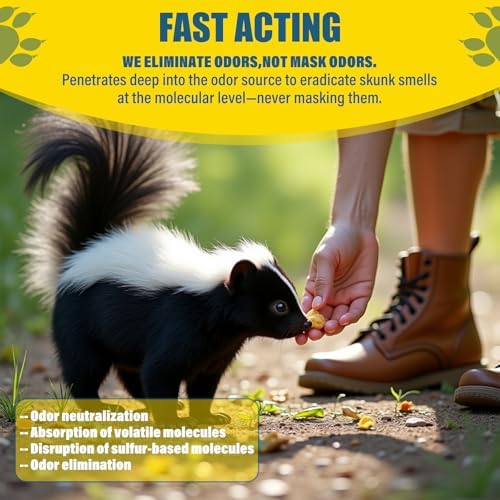 Skunk Odor Remover Spray for Pets, Clothing, Fabric & Home