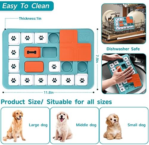 FOXMM Dog Puzzle Toys - Interactive IQ Training & Mental Stimulating Toys