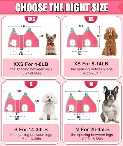 Kkiimatt Dog Grooming Hammock,XS Pink Hanging Harness Holder for Nail Clipping/Trimming,Grooming Sling Hanger with Thick Fabric Neck Support,Strap Restraint for Claw Care