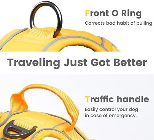 Pawaii No Pull Dog Harness with Pet ID Tag, Reflective Vest