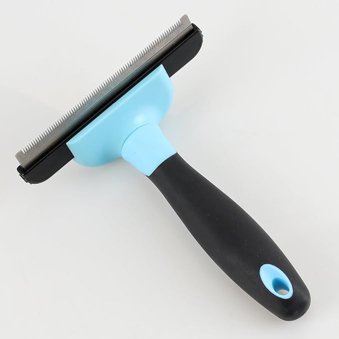 Pet Grooming Brush, Stainless Steel Deshedding Tool for Dogs & Cats, Reduces Shedding Up to 95% for Short Medium Long Hair Dogs and Cats