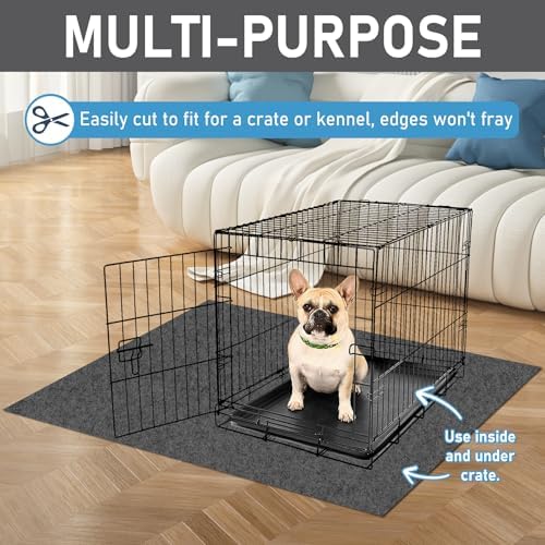 Dog Playpen Mat, Washable Pee Pads for Dogs 60” x 74”2Pack