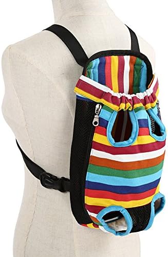 Adjustable Pet Carrier Bag Small Dog Carrier Front Backpack, Pet Carrier for Women and Men
