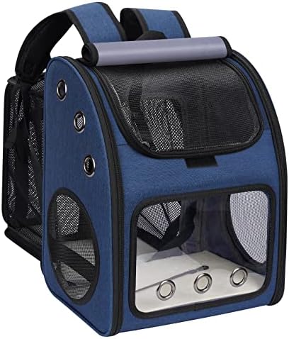 Expandable Cat Carrier Backpack,Large Space,Airline Approved,18 lbs