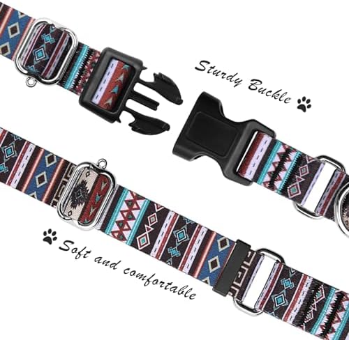 Hikiko Martingale Collar for Dogs with Special Pattern,Adjustable,M