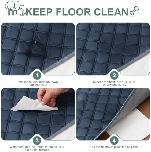 Eterish Washable Pee Pads for Dogs Large/Extra Large 31'' x 36'' 2 Pack